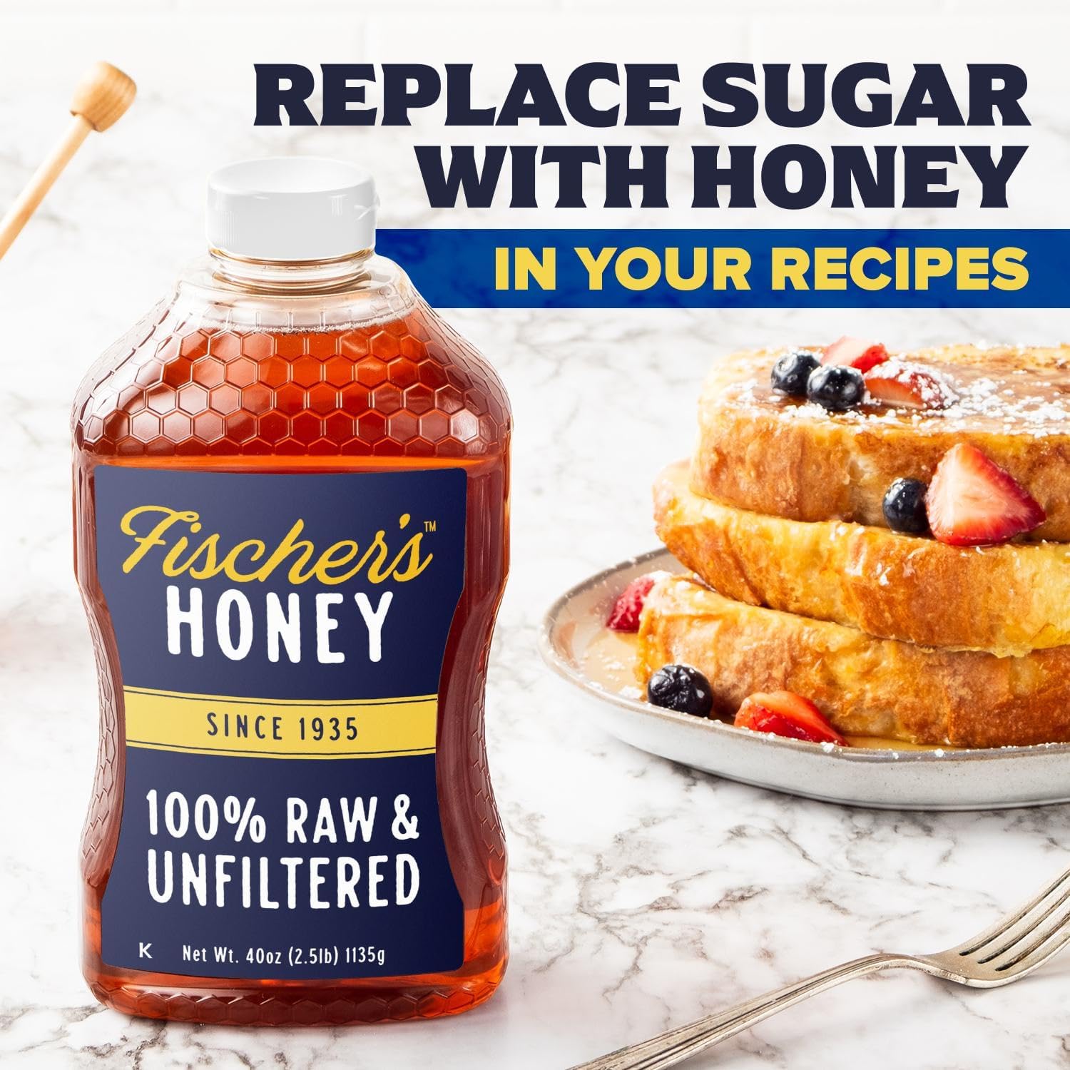 Nature Nate's 100% Pure Raw Honey